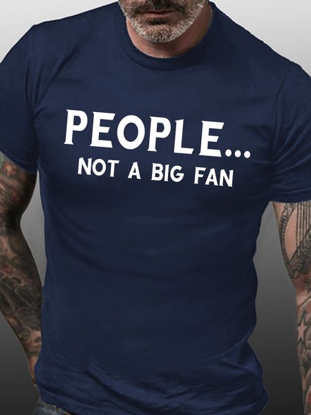 People... Not A Big Fan Casual Short Sleeve Short sleeve T-shirt, Purplish blue, T-shirts
People... Not A Big Fan Casual Short Sleeve Short sleeve T-shirt, Purplish blue, T-shirts
