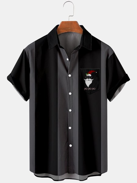 Mens Santa Claus Print Casual Breathable Chest Pocket Short Sleeve Hawaiian Shirts, Black, Shirts & Blouse
Mens Santa Claus Print Casual Breathable Chest Pocket Short Sleeve Hawaiian Shirts, Black, Shirts & Blouse