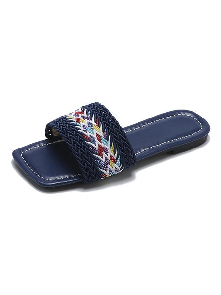 Colorful Woven Boho Slipper, Deep blue, Women Shoes>>Women's Shoes>>Women sandals Slippers
Colorful Woven Boho Slipper, Deep blue, Women Shoes>>Women's Shoes>>Women sandals Slippers