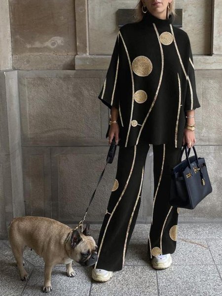 Geometric Print Spring New Designer Casual Two-Piece Set, Multicolor, Suit Set
Geometric Print Spring New Designer Casual Two-Piece Set, Multicolor, Suit Set