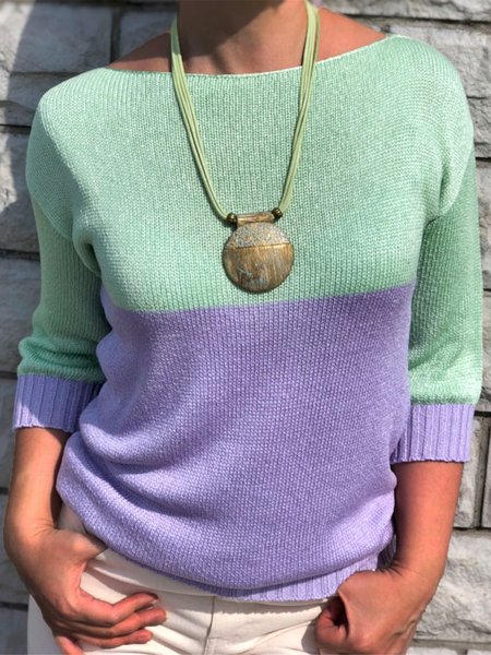 Holiday Casual Color Block Half Sleeve Boat Neck Short Sleeve Short Sleeve Short Sleeve Sweater, Multicolor, Sweaters
Holiday Casual Color Block Half Sleeve Boat Neck Short Sleeve Short Sleeve Short Sleeve Sweater, Multicolor, Sweaters