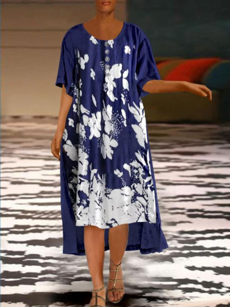 Casual Vacation Henley Cotton Blends Floral Maxi Dresses, Deep purple, Floral Dresses
Casual Vacation Henley Cotton Blends Floral Maxi Dresses, Deep purple, Floral Dresses