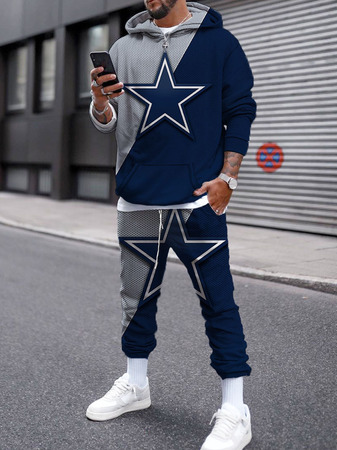 Athleisure 3D Geometric Pentagonal Print Pullover Hooded Sweatpants Set, As picture, Two-pieces
Athleisure 3D Geometric Pentagonal Print Pullover Hooded Sweatpants Set, As picture, Two-pieces