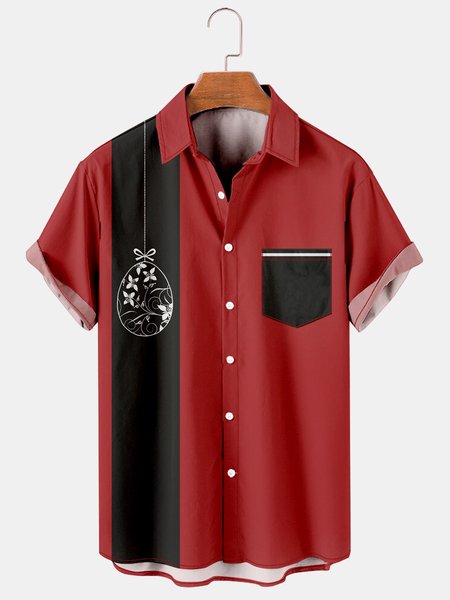 Creative Vintage Easter Graphic Short Sleeve Casual Men's Shirt, Red, Men's Floral shirt
Creative Vintage Easter Graphic Short Sleeve Casual Men's Shirt, Red, Men's Floral shirt