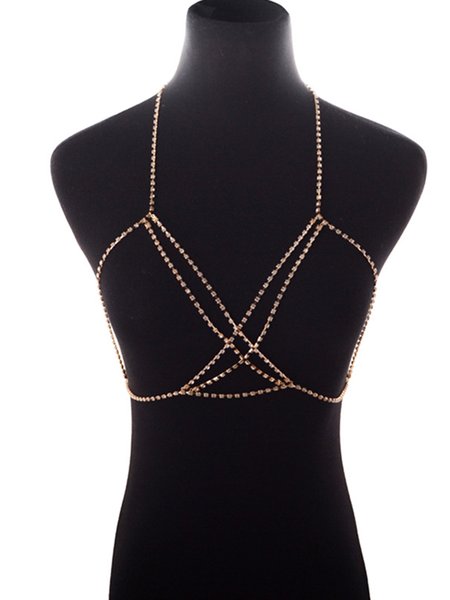 JFN Sexy Boho Body Chain Chest Chain, Golden, Accessories >> Jewelry >>Body Jewelry
JFN Sexy Boho Body Chain Chest Chain, Golden, Accessories >> Jewelry >>Body Jewelry