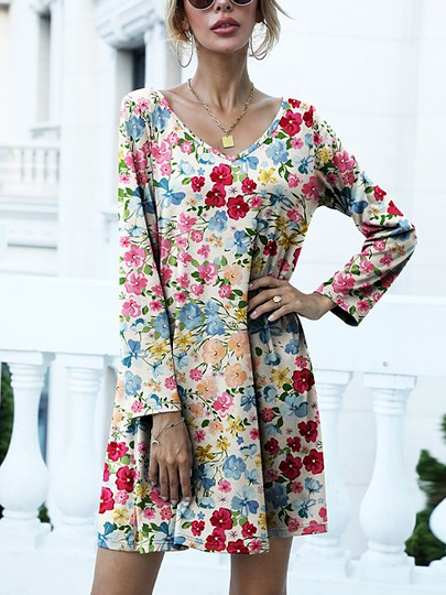 Regular Fit Cotton Blends Floral Casual Vacation Dresses, Flower, Floral Dresses
Regular Fit Cotton Blends Floral Casual Vacation Dresses, Flower, Floral Dresses