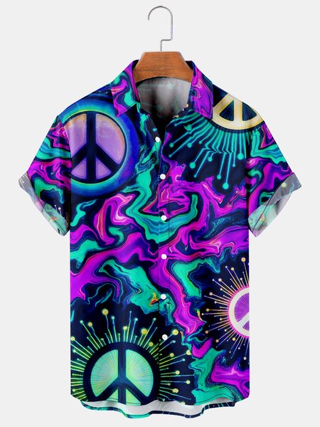 Men's Vintage Graphic Casual Print Loose Short Sleeve Shirt, Multicolor, Men's Floral shirt
Men's Vintage Graphic Casual Print Loose Short Sleeve Shirt, Multicolor, Men's Floral shirt