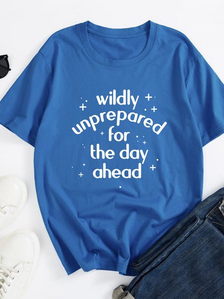 Unocis Wildly Unprepared For The Day Ahead Short sleeve T-shirt, Blue, T-shirts
Unocis Wildly Unprepared For The Day Ahead Short sleeve T-shirt, Blue, T-shirts