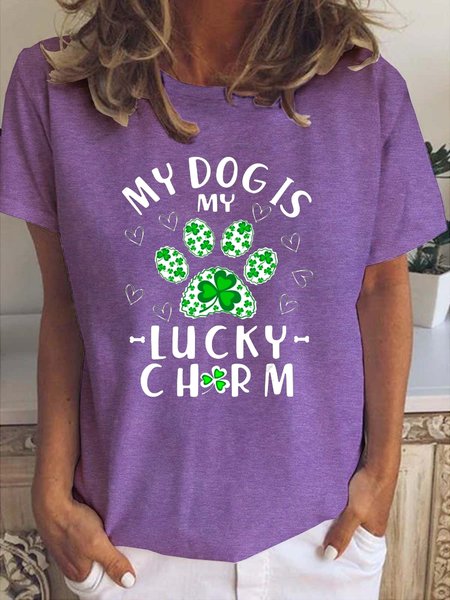 Women's Animal Shamrock Short Sleeve Tee T-shirt Crew Neck Casual Summer Top, Purple, T-Shirts
Women's Animal Shamrock Short Sleeve Tee T-shirt Crew Neck Casual Summer Top, Purple, T-Shirts