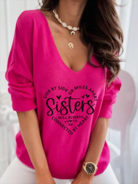 Sisters Will Always Be Connected By Heart Women's Shirts & Tops, Rose red, T-Shirts
Sisters Will Always Be Connected By Heart Women's Shirts & Tops, Rose red, T-Shirts