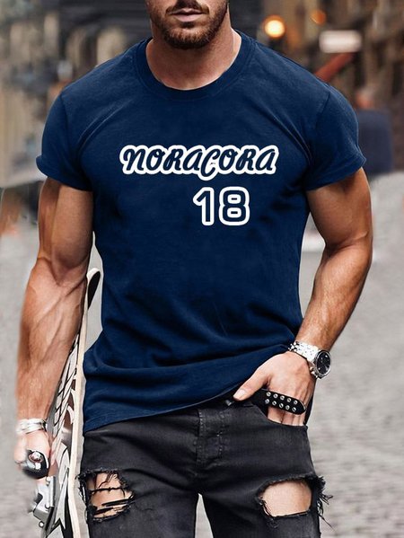 Casual Sports Text & Numbers Digital Print Short Sleeve T-Shirt, As picture, T-shirt
Casual Sports Text & Numbers Digital Print Short Sleeve T-Shirt, As picture, T-shirt