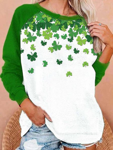St. Patrick's Day Cotton Blends Casual Crew Neck Sweatshirt, Green, Sweatshirts & Hoodies
St. Patrick's Day Cotton Blends Casual Crew Neck Sweatshirt, Green, Sweatshirts & Hoodies