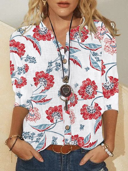 Floral Print Spring New Designer Women's Mid Sleeve Shirt, Multicolor, Shirts & Blouses
Floral Print Spring New Designer Women's Mid Sleeve Shirt, Multicolor, Shirts & Blouses