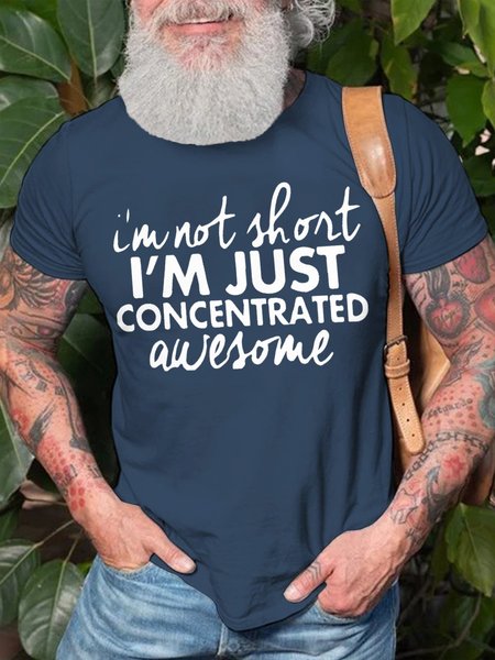 I'm Not Short I 'M Just Concentrated Awesome Men's Short sleeve T-shirt, Navyblue, T-shirts
I'm Not Short I 'M Just Concentrated Awesome Men's Short sleeve T-shirt, Navyblue, T-shirts