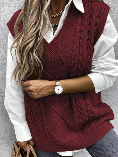 Designer Spring New Women's Short Sleeve Short Sleeve Sweater, Red, Sweaters