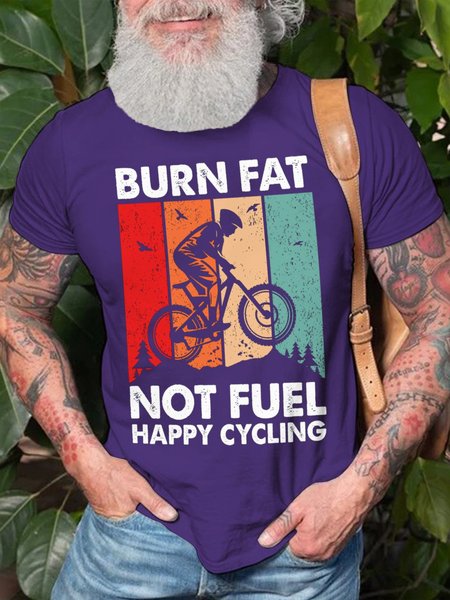 Burn Fat Not Fuel Happy Cycling Crew Neck Cotton Short Sleeve Short sleeve T-shirt, Purple, T-shirts
Burn Fat Not Fuel Happy Cycling Crew Neck Cotton Short Sleeve Short sleeve T-shirt, Purple, T-shirts