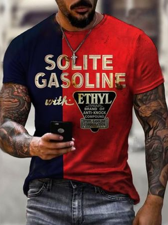 Casual Letters & Geometric Collection Digital Print Short Sleeve T-Shirt, As picture, T-shirt
Casual Letters & Geometric Collection Digital Print Short Sleeve T-Shirt, As picture, T-shirt