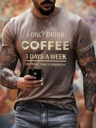 Casual Vintage Collection Text Digital Print Short Sleeve T-Shirt, As picture, T-shirt
Casual Vintage Collection Text Digital Print Short Sleeve T-Shirt, As picture, T-shirt