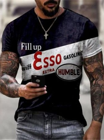 Casual Letters & Geometric Collection Digital Print Short Sleeve T-Shirt, As picture, T-shirt
Casual Letters & Geometric Collection Digital Print Short Sleeve T-Shirt, As picture, T-shirt