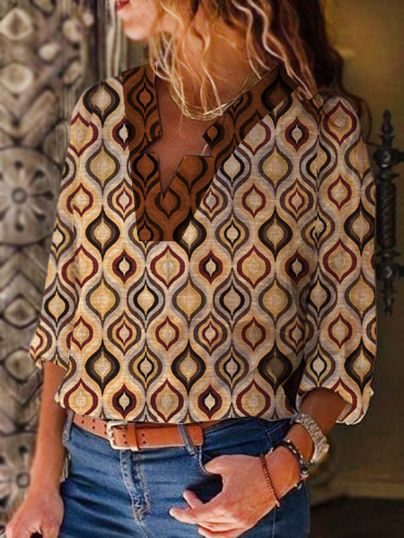 Ethnic geometric cotton and linen holiday top Geometric Long sleeve tops, Khaki, Long sleeve tops
Ethnic geometric cotton and linen holiday top Geometric Long sleeve tops, Khaki, Long sleeve tops