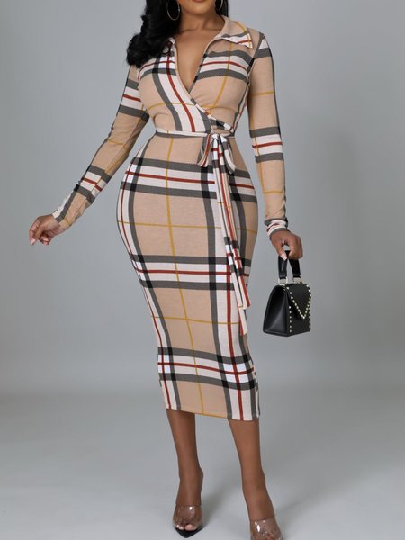 Spring Lightweight Skinny Elegant V Neck High Stretch Long sleeve Knit Dress, Khaki, Midi Dresses
Spring Lightweight Skinny Elegant V Neck High Stretch Long sleeve Knit Dress, Khaki, Midi Dresses