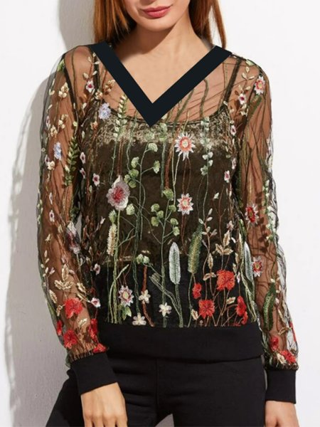 vacation lace Floral V Neck Regular Fit long sleeve Long sleeve tops, Multicolor, Long sleeve tops
vacation lace Floral V Neck Regular Fit long sleeve Long sleeve tops, Multicolor, Long sleeve tops