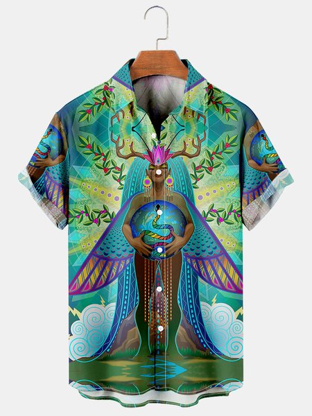 Mens Love Earth Casual Breathable Short Sleeve Hawaiian Shirts, Green, Men's Floral shirt
Mens Love Earth Casual Breathable Short Sleeve Hawaiian Shirts, Green, Men's Floral shirt