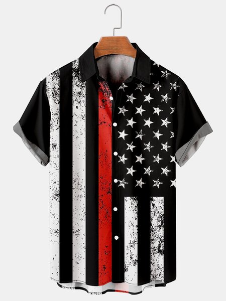 Mens Funky American Flag Print Casual Breathable Short Sleeve Aloha Shirts, Black, Shirts & Blouse
Mens Funky American Flag Print Casual Breathable Short Sleeve Aloha Shirts, Black, Shirts & Blouse