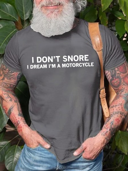 Funny Casual Cotton Short Sleeve Short Sleeve T-Shirt, Deep gray, T-shirts