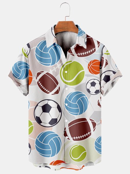 Men's World Cup Football Print Breathable Short Sleeve Hawaiian Shirt, As picture, Men's Floral shirt
Men's World Cup Football Print Breathable Short Sleeve Hawaiian Shirt, As picture, Men's Floral shirt