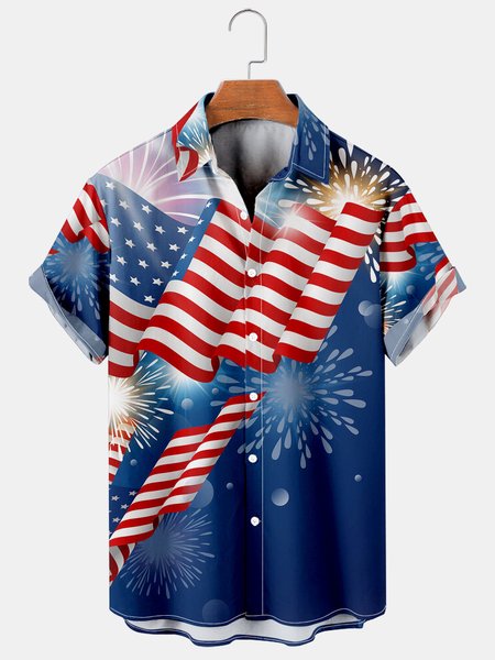 American Flag Graphic Men's Casual Short Sleeve Shirt, As picture, Men's Floral shirt
American Flag Graphic Men's Casual Short Sleeve Shirt, As picture, Men's Floral shirt
