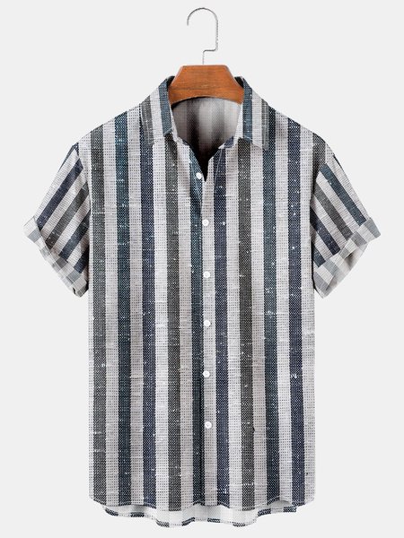 Cotton Linen Style American Casual Striped Versatile Linen Shirt, As picture, Men's Floral shirt
Cotton Linen Style American Casual Striped Versatile Linen Shirt, As picture, Men's Floral shirt