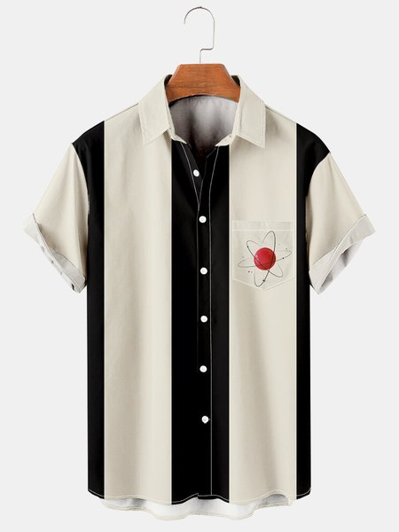 Mens Printed Casual Breathable Short Sleeve Bowling Shirt, As picture, Men's Floral shirt
Mens Printed Casual Breathable Short Sleeve Bowling Shirt, As picture, Men's Floral shirt