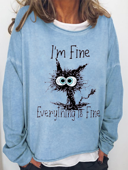 Women's Crew Neck Animal Vintage Autumn Long Sleeve Sweatshirt, Light blue, Sweatshirts & Hoodies
Women's Crew Neck Animal Vintage Autumn Long Sleeve Sweatshirt, Light blue, Sweatshirts & Hoodies