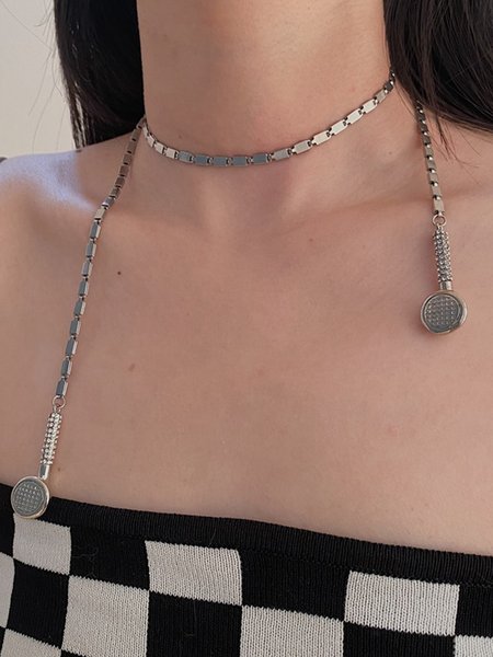 Punk Style Personality Free Adjustable Earphone Collarbone Necklace, As picture, Necklaces
Punk Style Personality Free Adjustable Earphone Collarbone Necklace, As picture, Necklaces