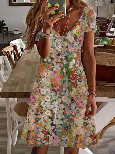 Gradient color flower loose a-hem dress middle skirt Plus Size, Multicolor, Dresses
Gradient color flower loose a-hem dress middle skirt Plus Size, Multicolor, Dresses