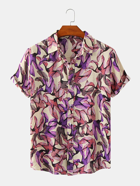 Resort-Style Hawaiian Collection Of Abstract Floral Elements Lapel Short-Sleeved Printed Shirt Top, Multicolor, Men's Floral shirt
Resort-Style Hawaiian Collection Of Abstract Floral Elements Lapel Short-Sleeved Printed Shirt Top, Multicolor, Men's Floral shirt
