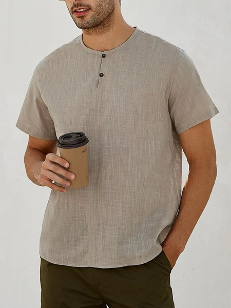 Cotton Linen Style American Casual Basic Versatile Linen Shirt, As picture, Long Sleeve Basic Shirts
Cotton Linen Style American Casual Basic Versatile Linen Shirt, As picture, Long Sleeve Basic Shirts