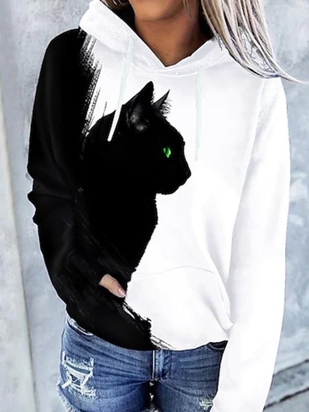 Hooded Loosen Floral Color Block Vacation Sweatshirt, Black, Sweatshirts & Hoodies
Hooded Loosen Floral Color Block Vacation Sweatshirt, Black, Sweatshirts & Hoodies