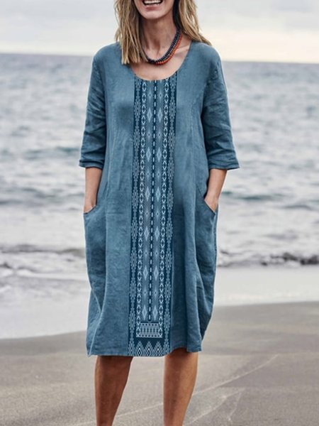 Casual Ethnic Tribal Print Spring New Hot Sale Designer Women's Dress, Multicolor, Dresses
Casual Ethnic Tribal Print Spring New Hot Sale Designer Women's Dress, Multicolor, Dresses