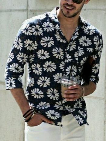 Crew Neck Long Sleeve Casual Long Sleeve Shirt, As picture, Blouses&Shirts