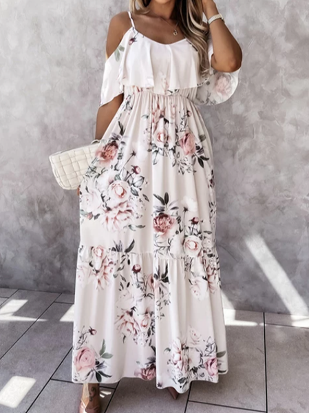 floral-print off-the-shoulder slip dress Vacation Spaghetti Short Sleeve Woven Dress, Pink, Dresses
floral-print off-the-shoulder slip dress Vacation Spaghetti Short Sleeve Woven Dress, Pink, Dresses