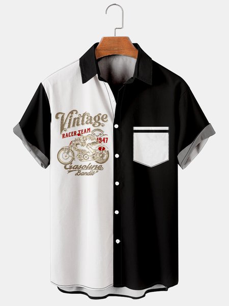 Mens Retro Racing Cars Lapel Loose Chest Pocket Short Sleeve Funky Hawaiian Shirts, Black, Men's Floral shirt
Mens Retro Racing Cars Lapel Loose Chest Pocket Short Sleeve Funky Hawaiian Shirts, Black, Men's Floral shirt