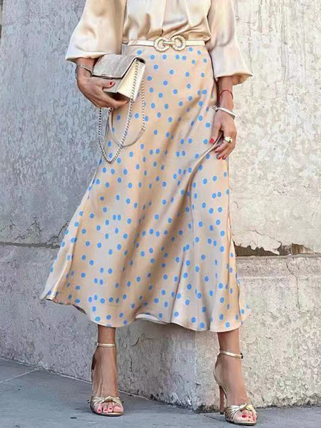 Daily wave point a swing zipper loose skirt length Plus Size, Multicolor, Skirts
Daily wave point a swing zipper loose skirt length Plus Size, Multicolor, Skirts