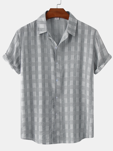 Cotton and Linen Style Check Lapel Cozy Linen Shirt, As picture, Shirts & Blouse
Cotton and Linen Style Check Lapel Cozy Linen Shirt, As picture, Shirts & Blouse