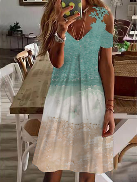 Holiday ocean beach landscape printing daily holiday lace A-line dress midi Plus Size, Aqua blue, Dresses
Holiday ocean beach landscape printing daily holiday lace A-line dress midi Plus Size, Aqua blue, Dresses