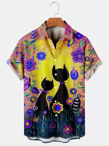 Men's Mother's Day Print Casual Short Sleeve Hawaiian Shirt, Yellow, Men's Floral shirt
Men's Mother's Day Print Casual Short Sleeve Hawaiian Shirt, Yellow, Men's Floral shirt