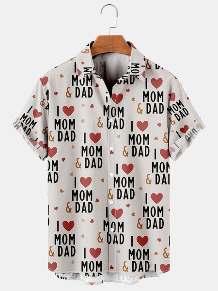 Men's Mother's Day Print Casual Breathable Short Sleeve Shirt, Off white, Men's Floral shirt
Men's Mother's Day Print Casual Breathable Short Sleeve Shirt, Off white, Men's Floral shirt
