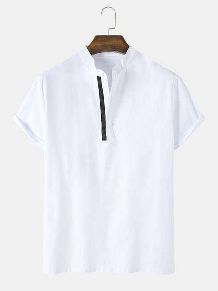 Cotton Linen Style American Casual Basic Versatile Linen Shirt, White, Blouses&Shirts
Cotton Linen Style American Casual Basic Versatile Linen Shirt, White, Blouses&Shirts