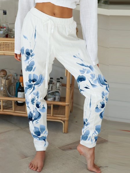 Floral Print Spring New Hot Deals Super Good-looking Ladies Cotton and Linen Trousers, Multicolor, Pants
Floral Print Spring New Hot Deals Super Good-looking Ladies Cotton and Linen Trousers, Multicolor, Pants